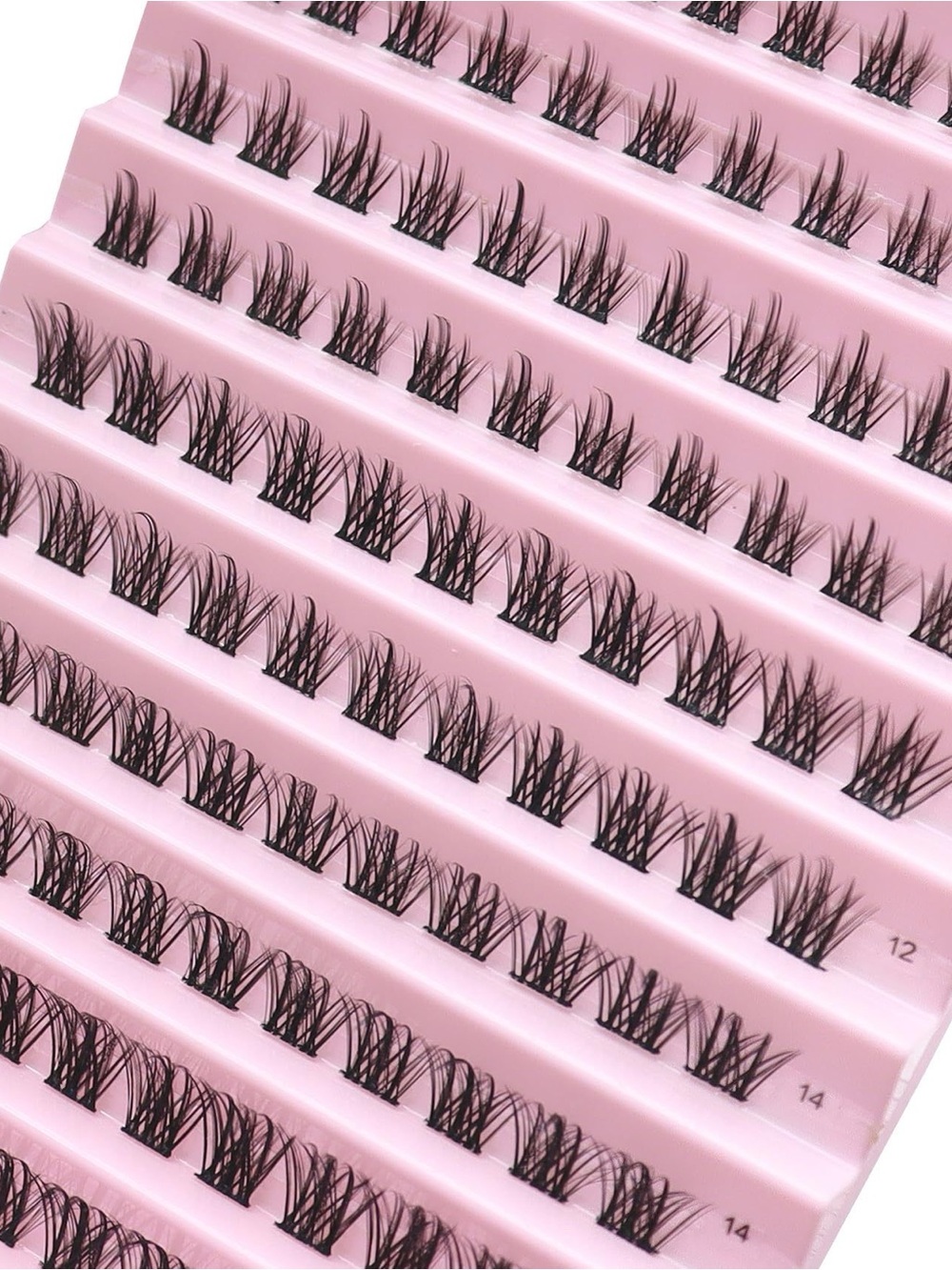 Individual Cluster False Eyelashes - Black